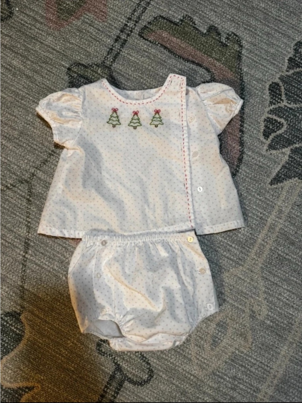 Embroidery Christmas Diaper Set - Baby Sen